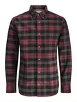 Jack&Jones men's flannel shirt red check - Men's dress shirts - 139993 - 1