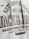 Jack&Jones men's hoodie Logo Sweat white melange - Men's hoodies - 137603 - 5