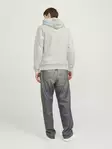 Jack&Jones men's hoodie Logo Sweat white melange - Men's hoodies - 137603 - 4