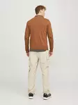 Jack&Jones men's sweater Eemil Mocha bisque - Men's knitwear - 137273 - 4