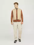 Jack&Jones men's sweater Eemil Mocha bisque - Men's knitwear - 137273 - 3