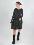 JDY stretch dress black/ditzy flow - Dresses and tunics - 140093 - 1