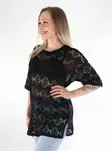 JDY women's long t-shirt Long black - Women's T-shirts - 136343 - 1