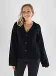 JJXX Cardigan JXMABLE TWIST V-NECK CARDIGAN KNIT black - Women's knitwear - 141553 - 1