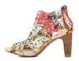 Laura Vita women's high-heeled sandals Albane 0482 rouge - Women's sandals - 138243 - 2