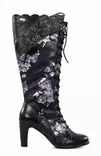 Laura Vita women's leather boots Alcbaneo 158 noir - Women's boots - 137343 - 1