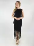 Only fringe dress Fringe black/wide fring - Dresses and tunics - 138733 - 1