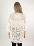 Only women's long sweater 3/4 Loose cloud dancer - Women's knitwear - 138023 - 2