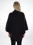 Pieces women's poncho Fortuna Highneck black - Women's capes and ponchos - 137323 - 2