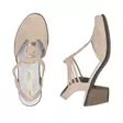 Rieker pumps / sandals 40901-31 pink - Women's pumps and high heels - 138003 - 4