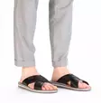 Rieker men's mules 21082-00 black - Men's sandals - 138203 - 4