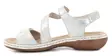 Rieker women's genuine leather sandals 659C7-93 silver - Rieker women`s sandals - 137943 - 2