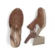 Rieker women's suede sandals 66775-24 brown - Rieker women`s sandals - 140423 - 4