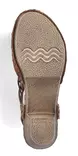 Rieker women's suede sandals 66775-24 brown - Rieker women`s sandals - 140423 - 7