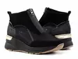 Rieker women's ankle boots/wedge sneakers N6361-00 black - Rieker ankle boots - 136623 - 2