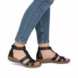Rieker women's sandals 60860-01 black - Rieker women`s sandals - 140803 - 5