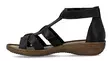 Rieker women's sandals 60860-01 black - Rieker women`s sandals - 140803 - 2