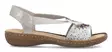 Rieker women's sandals 60880-90 metallic - Rieker women`s sandals - 140623 - 1