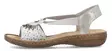 Rieker women's sandals 60880-90 metallic - Rieker women`s sandals - 140623 - 2