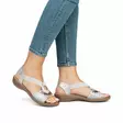 Rieker women's sandals 60880-90 metallic - Rieker women`s sandals - 140623 - 5