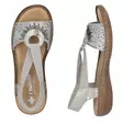 Rieker women's sandals 60880-90 metallic - Rieker women`s sandals - 140623 - 3