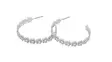 Snö of Sweden Earrings Flora daisy silver - Earrings - 141133 - 2