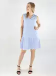 Vero Moda organic cotton dress SL cashmere blue/white - Dresses and tunics - 138463 - 1