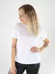 Vero Moda women's organic cotton t-shirt bright white/silver - Women's T-shirts - 139503 - 1