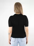 Vero Moda women's knitted t-shirt 2/4 black - Women's T-shirts - 138233 - 2