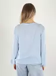 Vero Moda women's shirt EMB Top cashmere blue - Women's long sleeved shirts - 140163 - 2
