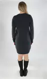 Vero Moda Knitted Dress VMBOOM dark grey - Women's knitwear - 139823 - 2
