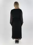 Vila dress V-Neck LS Midi black - Dresses and tunics - 138943 - 2