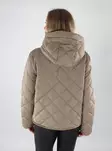 Vila women's lightweight padded jacket VIQUILA Hood fossil - Women's light winter jackets - 139483 - 2