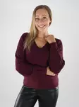 Vila women's sweater V-Neck fig - Women's knitwear - 139123 - 1