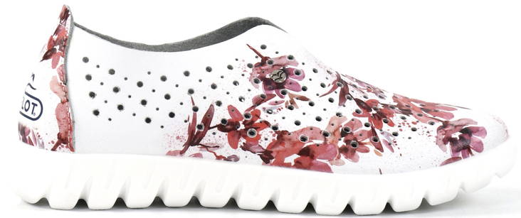 Fly Flot Walking Shoes 6511 rosso - Women's walking shoes - 128313 - 1