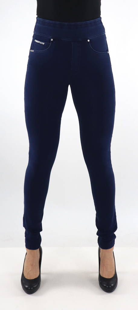 Freddy pants N.O.W.® Mid Waist Skinny Foldable Waist J0B blue - Women's trousers - 134133 - 1