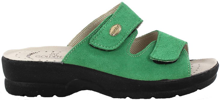 Golden Fit Mules 714 green - Women's work shoes - 127913 - 1