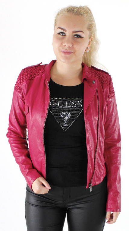 Guess Leather Jacket W62l09l0gf0 Sti Eu Web - Guess Red Leather Jacket Guess Leather Jacket W62l09l0gf0 Sti Eu Web - Guess Red Leather Jacket