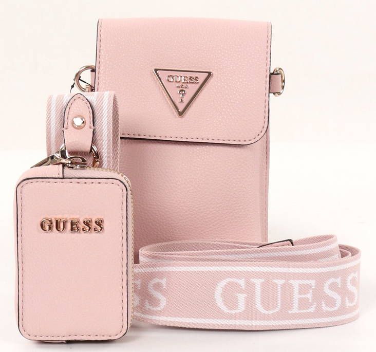 GUESS Laurel Zip Coin Pouch - Dove Logo | Catch.com.au