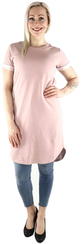 JDY Women's Sweat Dress life, white and rose - Dresses and tunics - 128103 - 1