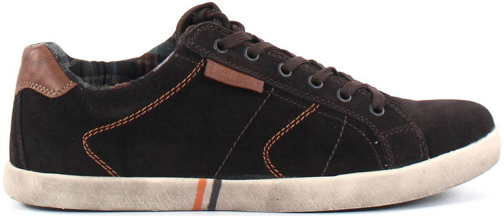 Kolme60 Walking Shoes Kettil sup, Dark Brown - Men's walking shoes - 121343 - 1