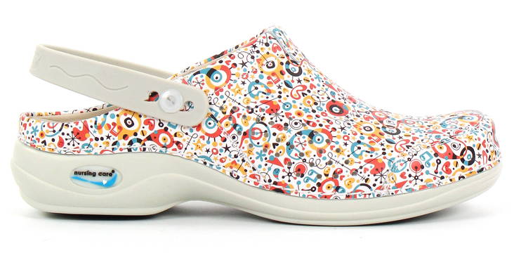 Nursing Care Machine Washable Work Shoes Leather Animados - Women's work shoes - 122663 - 1