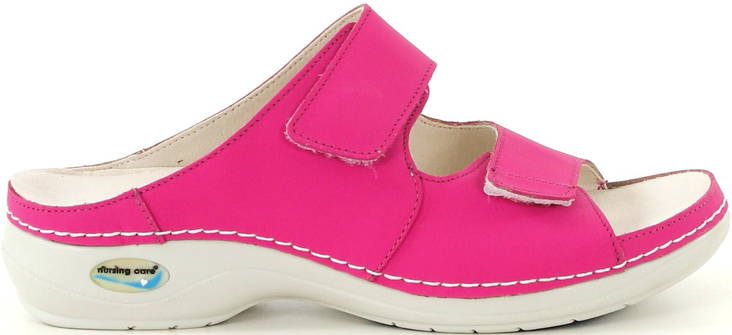 Nursing Care Machine washable sandals WG809 fuchsia - Women's work shoes - 113743 - 1