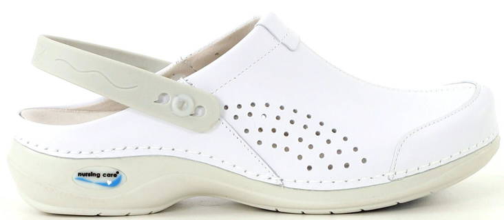 Nursing Care Machine washable clogs WG3AP10 veneza white - Women's work shoes - 114383 - 1