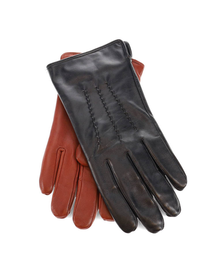 Migant NPG118 men's leather gloves black - Men's gloves, scarfs and caps - 134773 - 1