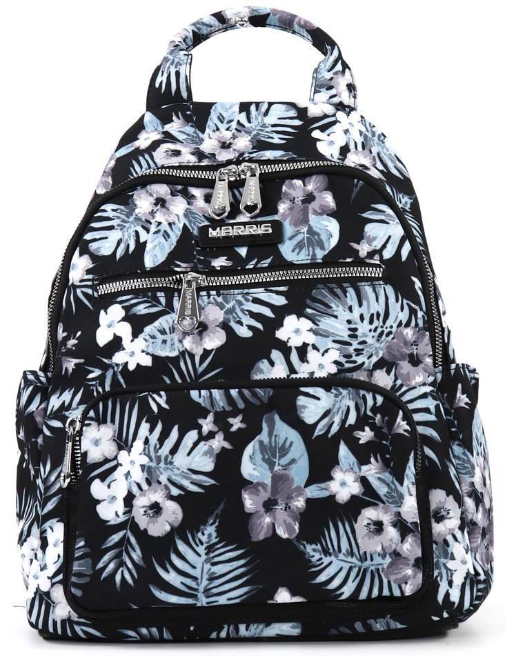 Nabo Backpack Marris NK2217 blue flower - Backpacks - 133333 - 1