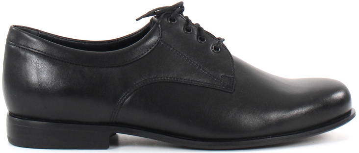 Natura Dancing Shoes 1173 leather sole, Black - Men's evening shoes - 121363 - 1