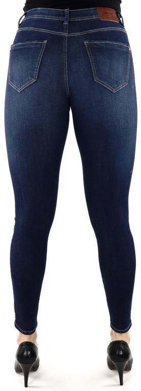 Only Women's Jeans Wauw life mid skinny, Dark Blue - Stilettoshop.eu  webstore