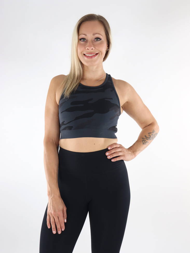 Only Play sports bra Seam Train camo - Women's sports bra - 134183 - 1