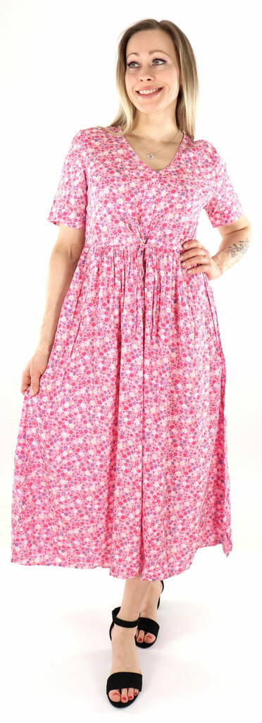 Pieces Dress hot pink/multi flow - Dresses and tunics - 136193 - 1